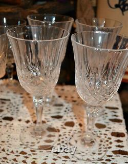 22 Vtg Crystal D'Arques-Durand Chantilly Taille Beaugency Stemware Wine Water