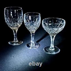 2-3pcs Settings ATLANTIS AZORES Cut Lead Crystal Water, Wine & Champagne-RETIRED