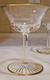 2 Saint Louis Apollo GoldTrim Crystal Champagne Glass France 1982 pairs vintage