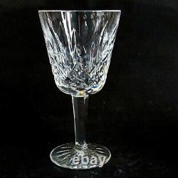 2 (Two) WATERFORD LISMORE Cut Lead Crystal Claret Wine Glasses-Signed