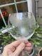 2 Vintage Etched Gucci Style BumbleBee Bee Wine Glasses Perfect To Toast Wedding