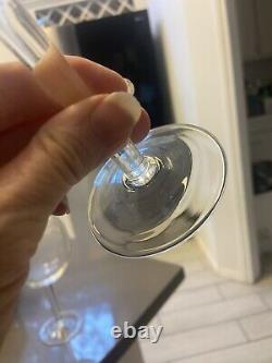 2 Vintage Etched Gucci Style BumbleBee Bee Wine Glasses Perfect To Toast Wedding