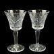 2 Vintage ST LOUIS Wine Glass Mussette Pattern France Excellent Pair 7