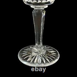 2 Vintage ST LOUIS Wine Glass Mussette Pattern France Excellent Pair 7
