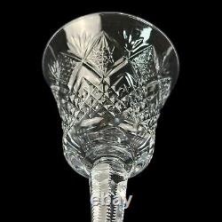 2 Vintage ST LOUIS Wine Glass Mussette Pattern France Excellent Pair 7