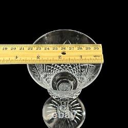 2 Vintage ST LOUIS Wine Glass Mussette Pattern France Excellent Pair 7