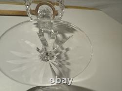 2 Vtg Waterford Crystal Lismore Hock Wine Glasses 8 Oz Vertical Cut 7.5 NR $79