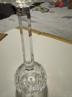 2 Vtg Waterford Crystal Lismore Hock Wine Glasses 8 Oz Vertical Cut 7.5 NR $79