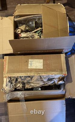 32NIP Vintage Gold Rim West German Crystal Goblets Wine Cocktail Cordial Glasses