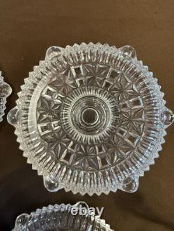 32 Pc Vintage Crystal Stemware & Entertaining Collection Goblets Sherbets Cups