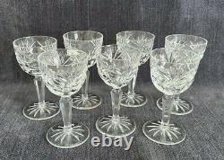 32p Vintage Gorham Rosewood (Older) Crystal Wine Water Champagne Cordial Glasses