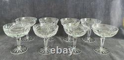 32p Vintage Gorham Rosewood (Older) Crystal Wine Water Champagne Cordial Glasses