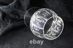 33pcs. Vintage Hand-cut Premium Crystal glasses Cristallierie Lucerne, France