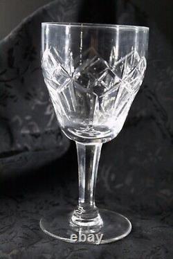 33pcs. Vintage Hand-cut Premium Crystal glasses Cristallierie Lucerne, France