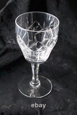 33pcs. Vintage Hand-cut Premium Crystal glasses Cristallierie Lucerne, France