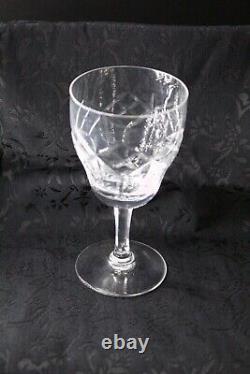 33pcs. Vintage Hand-cut Premium Crystal glasses Cristallierie Lucerne, France