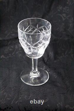 33pcs. Vintage Hand-cut Premium Crystal glasses Cristallierie Lucerne, France