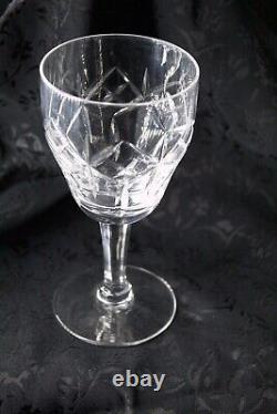 33pcs. Vintage Hand-cut Premium Crystal glasses Cristallierie Lucerne, France