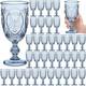 36 Pack Plastic Goblets 10oz Upgrade Vintage Water Goblet Plastic Wine Glasse