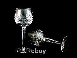 3 Vintage Waterford Crystal Kylemore Hock Wine Glasses