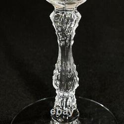 4 Fostoria Navarre Crystal Etched 5-1/2 Champagne/ Wine Glasses EUC
