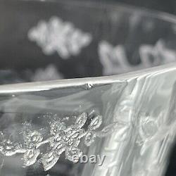 4 Fostoria Navarre Crystal Etched 5-1/2 Champagne/ Wine Glasses EUC