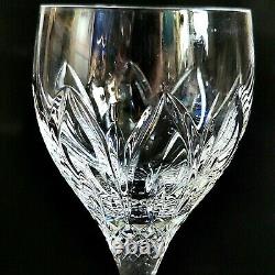 4 (Four) ATLANTIS CHARTRES Cut Lead Crystal Wine Glasses Signed DISCONTINUED