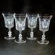 4 (Four) GORHAM DE MEDICI Cut Lead Crystal Wine Glasses-Signed DISCONTINUED