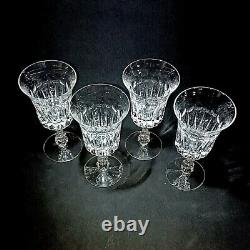 4 (Four) GORHAM DE MEDICI Cut Lead Crystal Wine Glasses-Signed DISCONTINUED