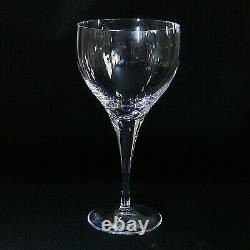 4 (Four) ROSENTHAL LOTUS PLAIN Crystal White Wine Glasses Signed