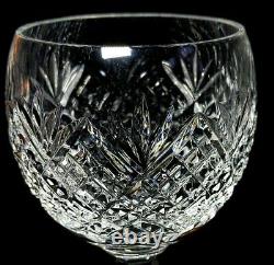 4 (Four) WATERFORD WAT72 Cut Crystal Wine Hocks Rare- Signed DISCONTINUED