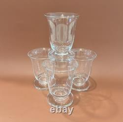 4 Jean Luce Flared Wine Glasses Musée des Arts Décoratifs La Rochere France VTG