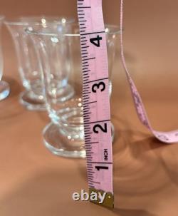 4 Jean Luce Flared Wine Glasses Musée des Arts Décoratifs La Rochere France VTG