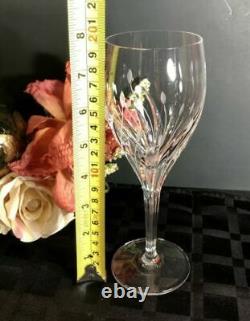 4 Noritake Moondust WINE Glass / Goblet Etched Plants/ flower Vintage goblet