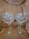 4 Pc Vintage Tiffany & Co Crystal Water Goblet Wine Glasses Etched Made USA 7