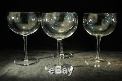 4 Vintage Baccarat Balloon Wines