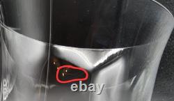 4 Vintage Baccarat Crystal Provence 5 5/8 Claret Wine Glasses