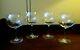 4 Vintage Baccarat France Crystal TASTEVIN Pommard Burgundy Red Wine Unused 7½