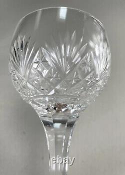 4 Vintage Bohemian Glass Crystal Wine Glasses