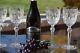 4 Vintage Etched Crystal Wine Glasses Crystal Clear Industries, Celine, 1990's
