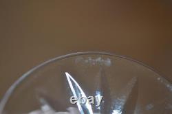 4 Vintage Waterford Crystal Lismore 7 Tall Water Wine Glasses Signed Never Used