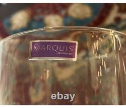 4 Vintage Waterford Crystal Water Wine Glasses Marquis Amber Brookside