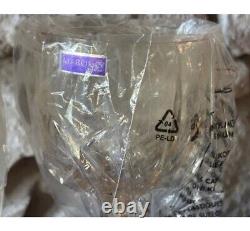 4 Vintage Waterford Crystal Water Wine Glasses Marquis Amber Brookside
