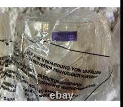 4 Vintage Waterford Crystal Water Wine Glasses Marquis Amber Brookside