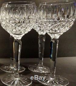 4 Vintage Waterford Maeve Wine Hock Glasses 7 3/8