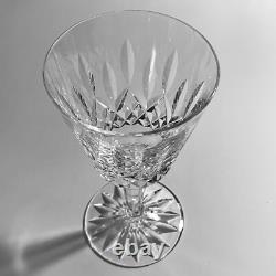 4 WATERFORD LISMORE Claret Wine Glasses / VINTAGE IRISH CRYSTAL / Cut By Hand