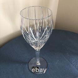 4 pc Vintage 1986 Noritake Madison Avenue Lead Crystal Wine Glasses New in Box