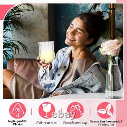 50 Pcs Reusable Vintage Wine Glasses Colorful Goblets for Parties & Weddings 50 Pcs Reusable Vintage Wine Glasses Colorful Goblets for Parties & Weddings