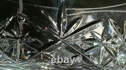 5 ELEGANT Crystal 6 Oz Wine Champagne Glasses Stems CUT GLASS CUPS PANELED STEMS