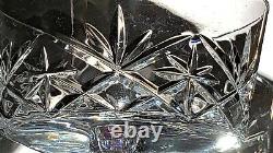 5 ELEGANT Crystal 6 Oz Wine Champagne Glasses Stems CUT GLASS CUPS PANELED STEMS